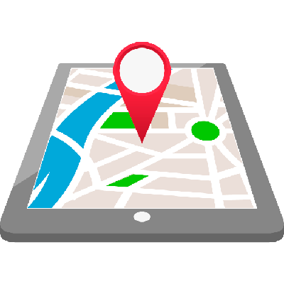 Ilustración de punto de localización
